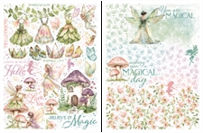 Graphic 45 Rub-On - Fairy Bouquet